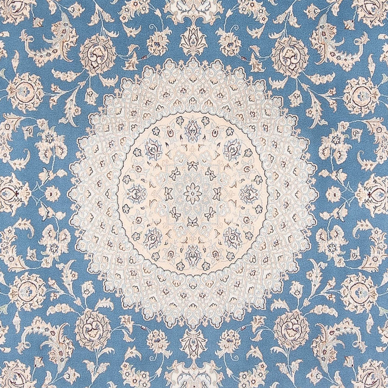 Nain - 6La Teppich 247x303cm - Perserteppich - hellblau