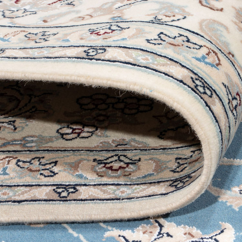 Nain - 6La Teppich 200x302cm - Perserteppich - hellblau