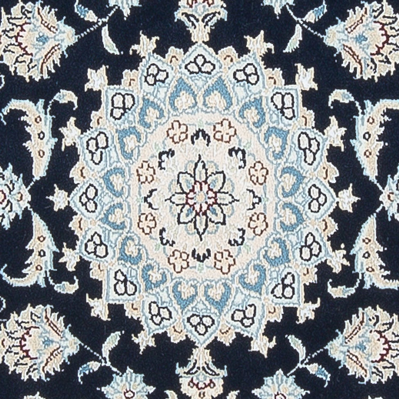 Nain - 6La Teppich 80x259cm - Perserteppich - dunkelblau