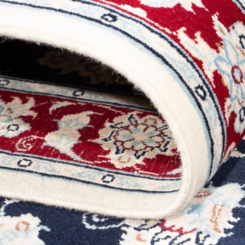 Nain - 6La Teppich 80x259cm - Perserteppich - dunkelblau