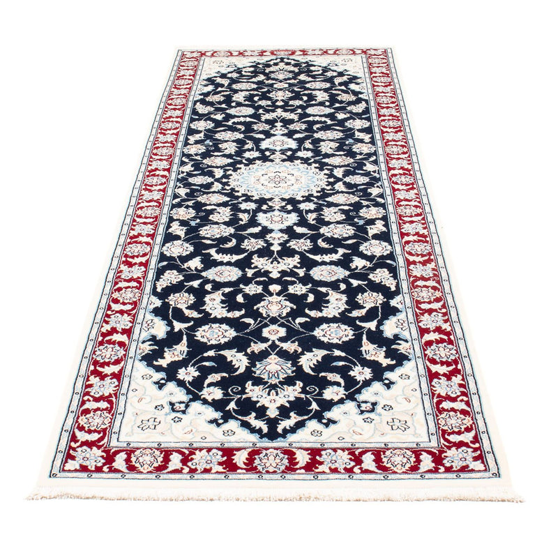 Nain - 6La Teppich 80x259cm - Perserteppich - dunkelblau