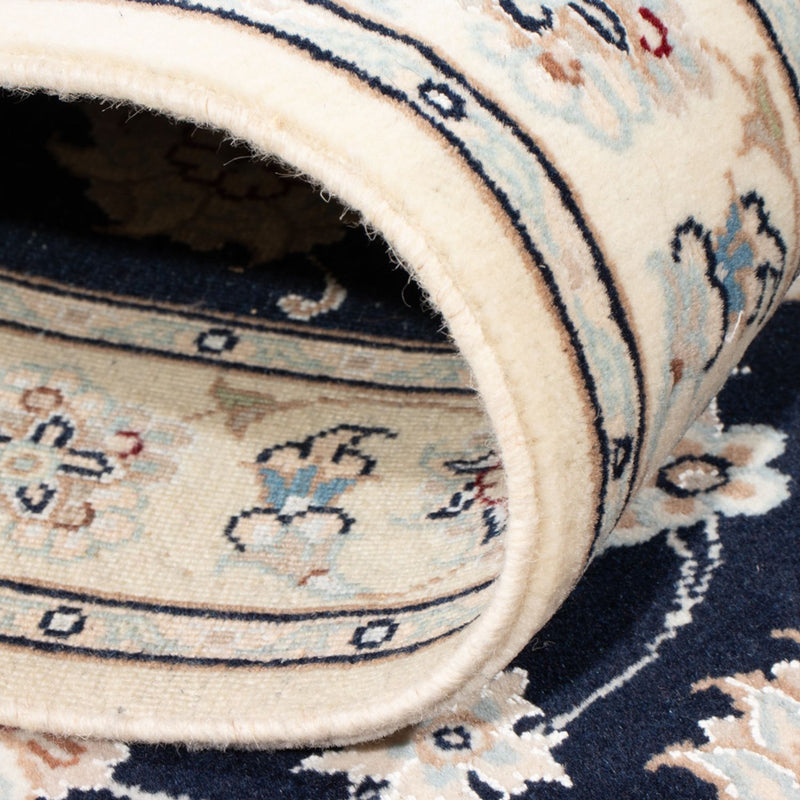 Nain - 9La Teppich 78x205cm - Perserteppich - dunkelblau