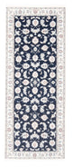 Nain - 9La Teppich 80x205cm - Perserteppich - dunkelblau