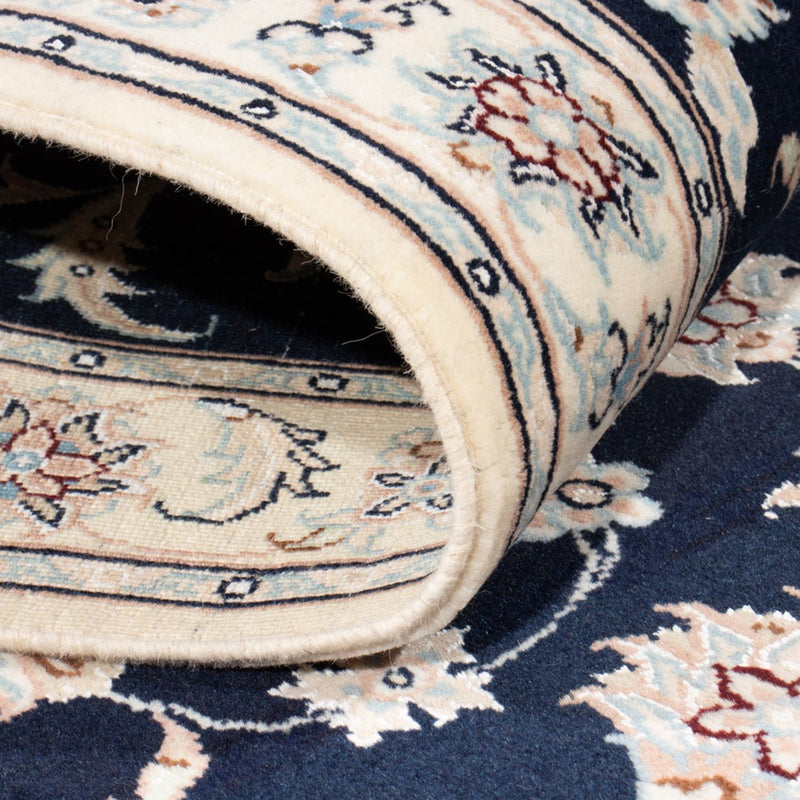 Nain - 9La Teppich 80x205cm - Perserteppich - dunkelblau