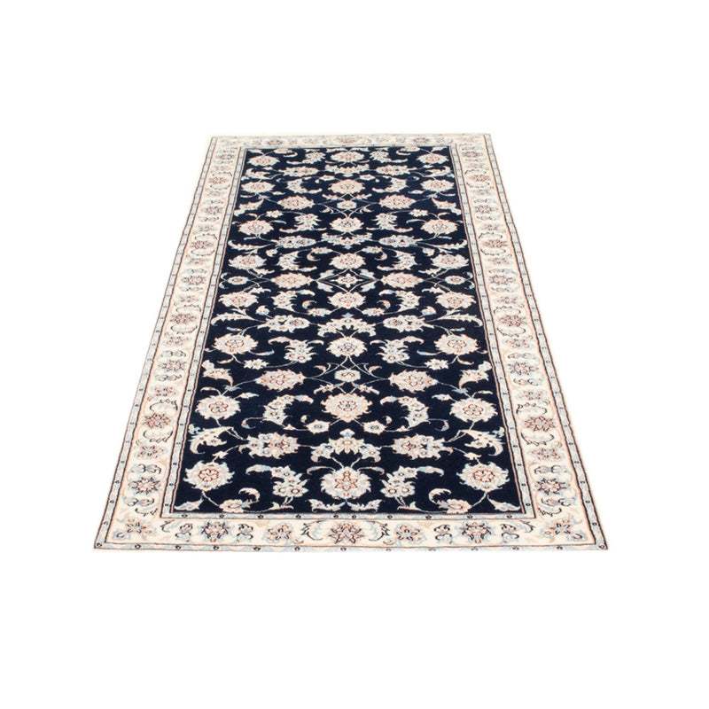 Nain - 9La Teppich 80x205cm - Perserteppich - dunkelblau
