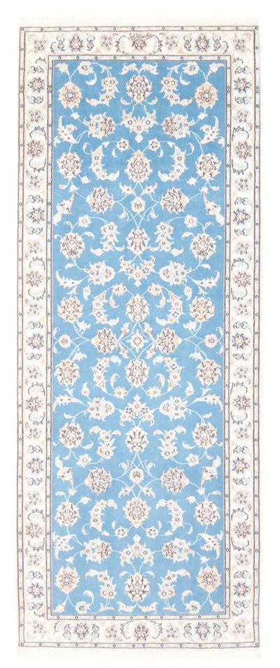 Nain - 9La Teppich 84x209cm - Perserteppich - hellblau