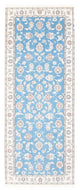 Nain - 9La Teppich 84x209cm - Perserteppich - hellblau