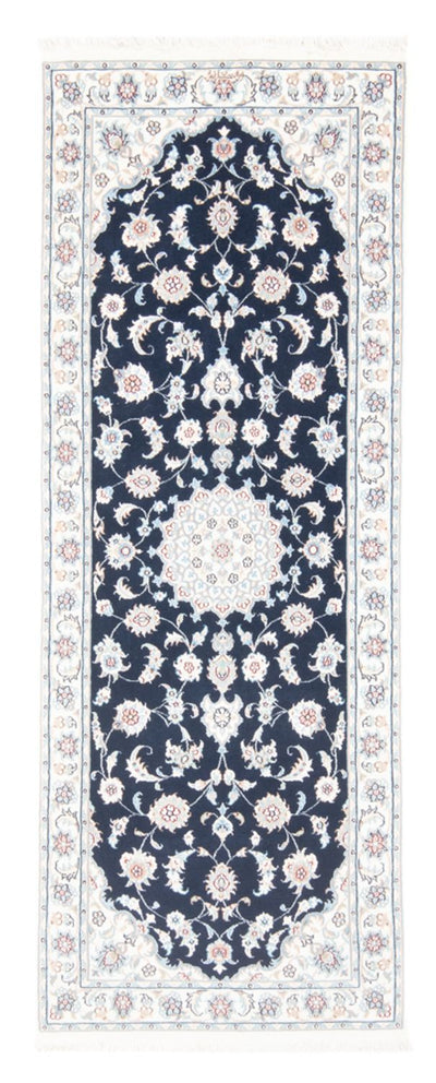 Nain - 9La Teppich 78x201cm - Perserteppich - dunkelblau