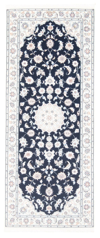 Nain - 9La Teppich 81x198cm - Perserteppich - dunkelblau