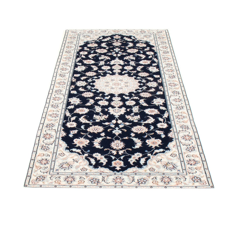 Nain - 9La Teppich 81x198cm - Perserteppich - dunkelblau