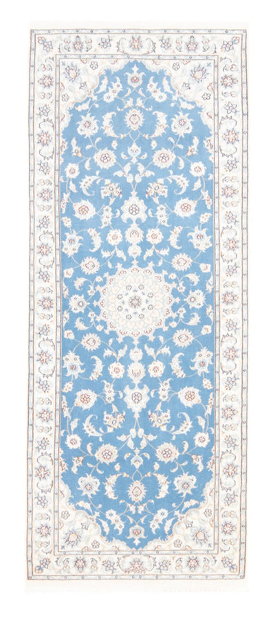 Nain - 9La Teppich 82x204cm - Perserteppich - hellblau