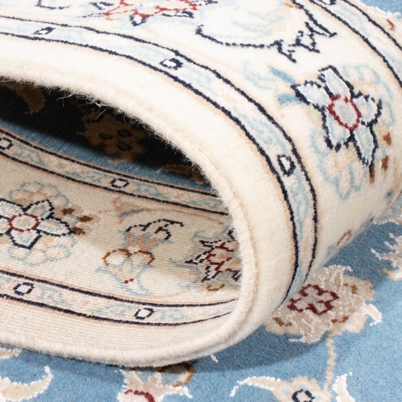 Nain - 9La Teppich 82x204cm - Perserteppich - hellblau