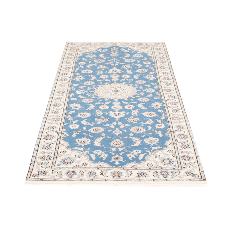 Nain - 9La Teppich 82x204cm - Perserteppich - hellblau