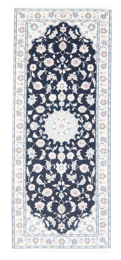 Nain - 9La Teppich 82x194cm - Perserteppich - dunkelblau