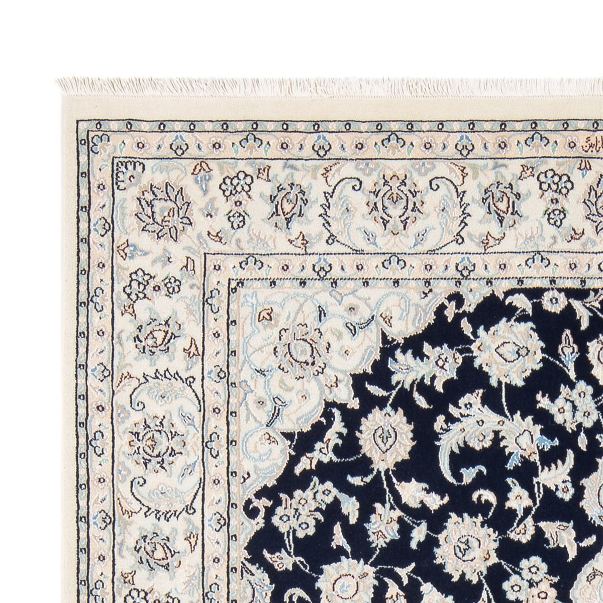 Perserteppich - Nain - Premium - 148 x 205 cm - dunkelblau