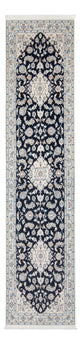 Nain - 6La Teppich 80x295cm - Perserteppich - dunkelblau