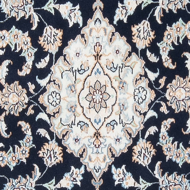Nain - 6La Teppich 80x295cm - Perserteppich - dunkelblau