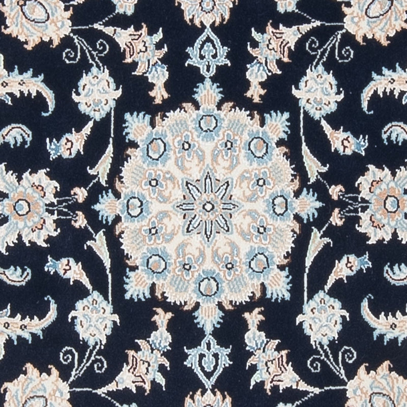 Nain - 6La Teppich 82x305cm - Perserteppich - dunkelblau
