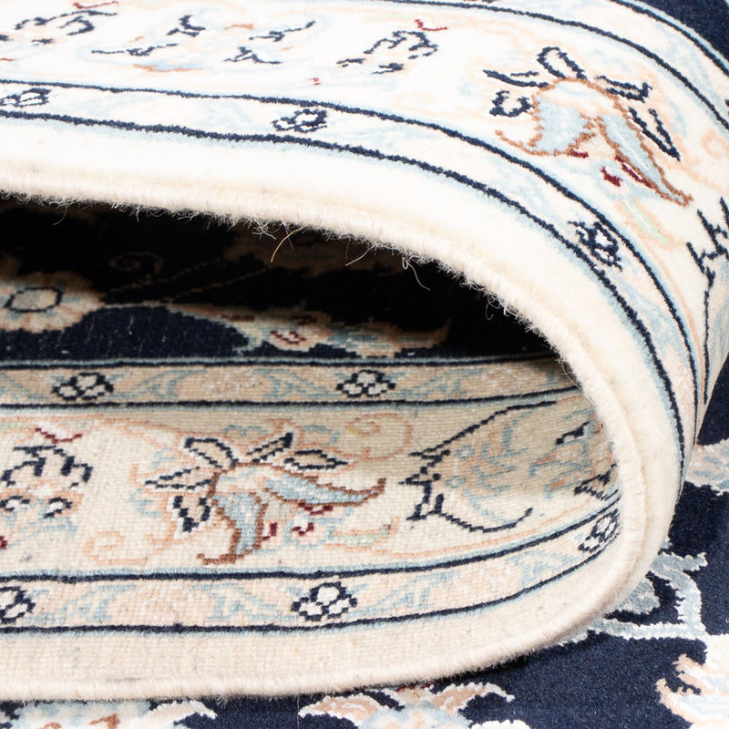 Nain - 6La Teppich 82x305cm - Perserteppich - dunkelblau