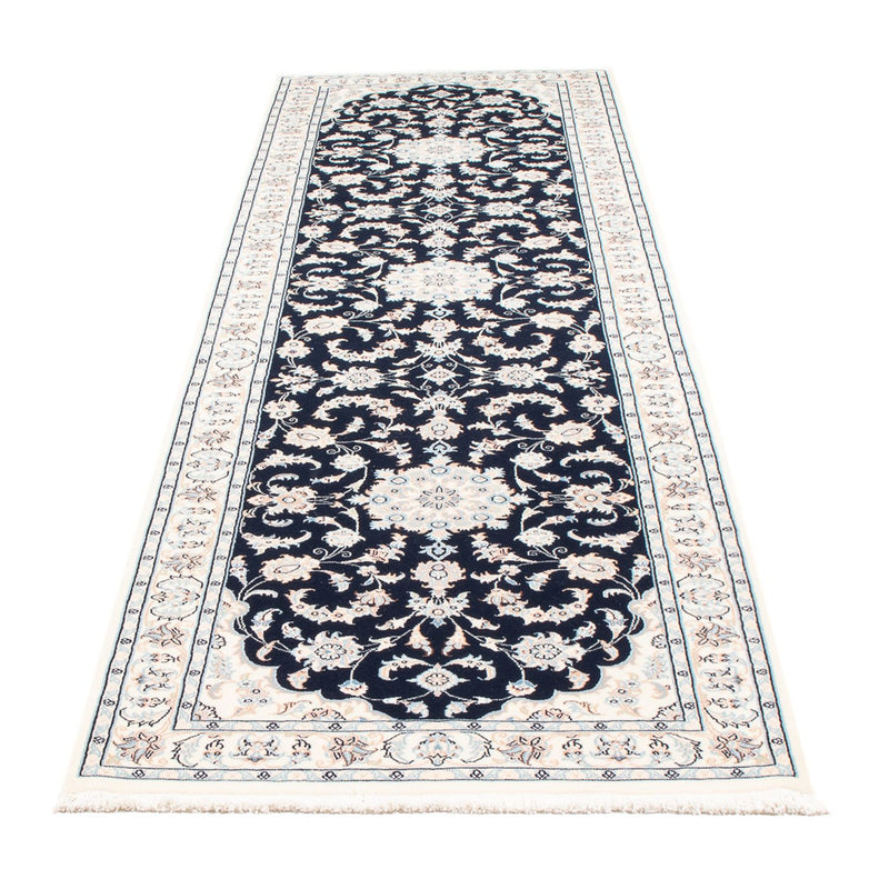Nain - 6La Teppich 82x305cm - Perserteppich - dunkelblau