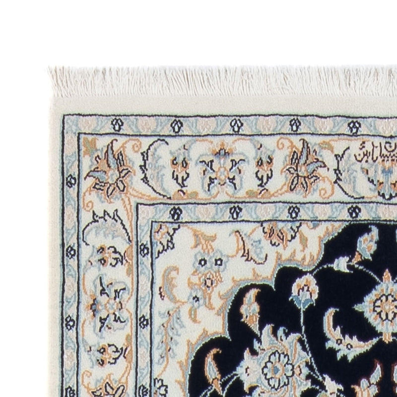Nain - 6La Teppich 83x302cm - Perserteppich - dunkelblau