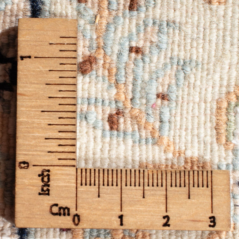 Nain - 6La Teppich 83x302cm - Perserteppich - dunkelblau