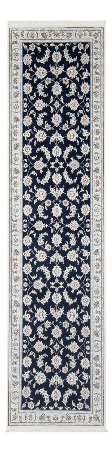 Nain - 6La Teppich 81x293cm - Perserteppich - dunkelblau