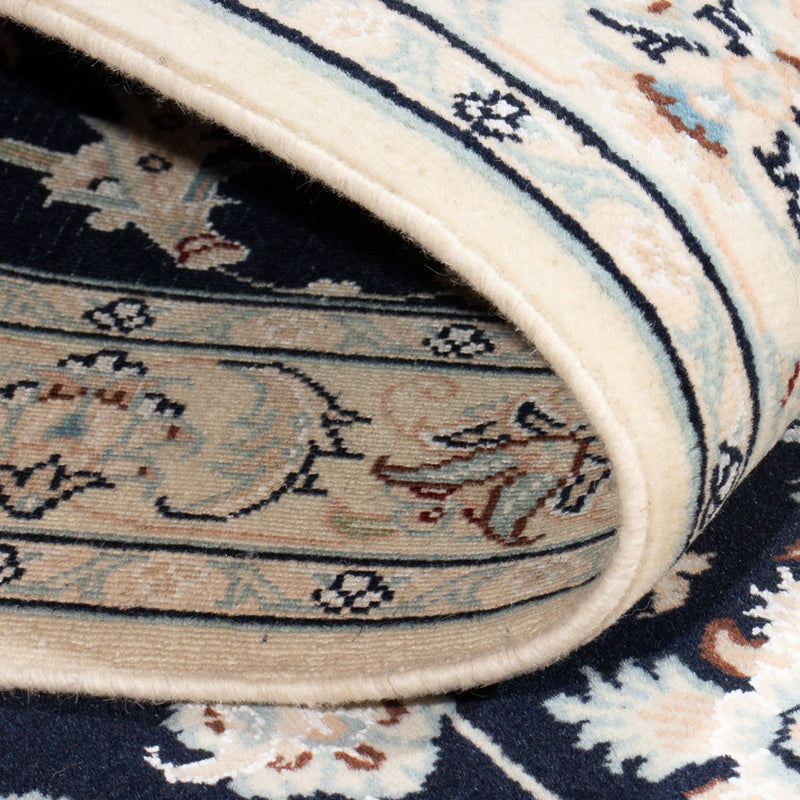 Nain - 6La Teppich 81x296cm - Perserteppich - dunkelblau