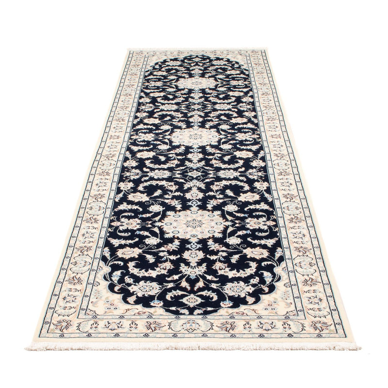 Nain - 6La Teppich 81x296cm - Perserteppich - dunkelblau