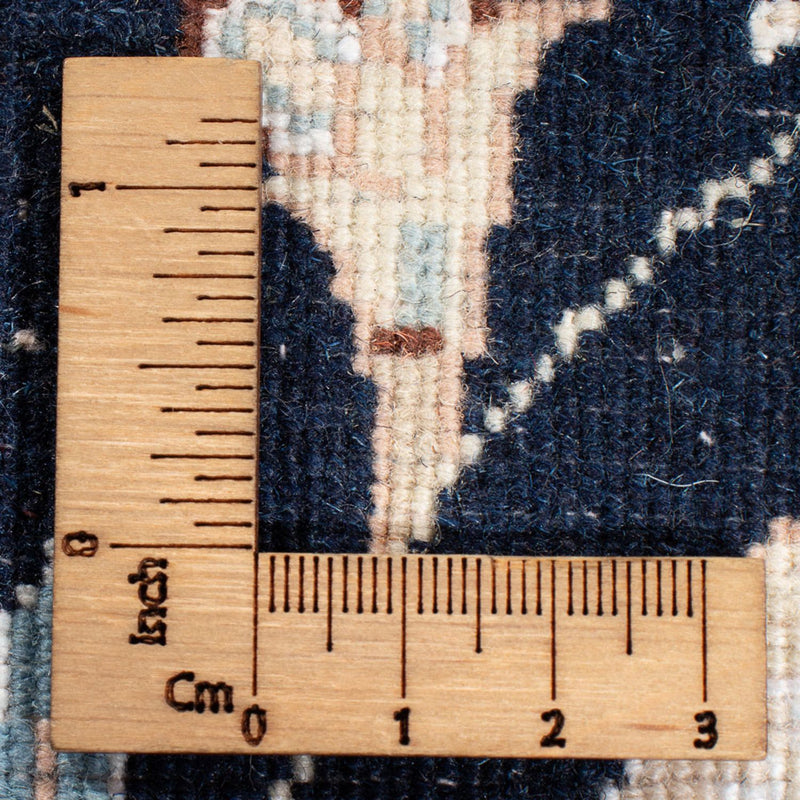 Nain - 6La Teppich 81x296cm - Perserteppich - dunkelblau
