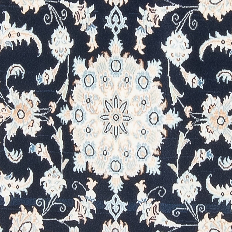 Nain - 6La Teppich 80x322cm - Perserteppich - dunkelblau