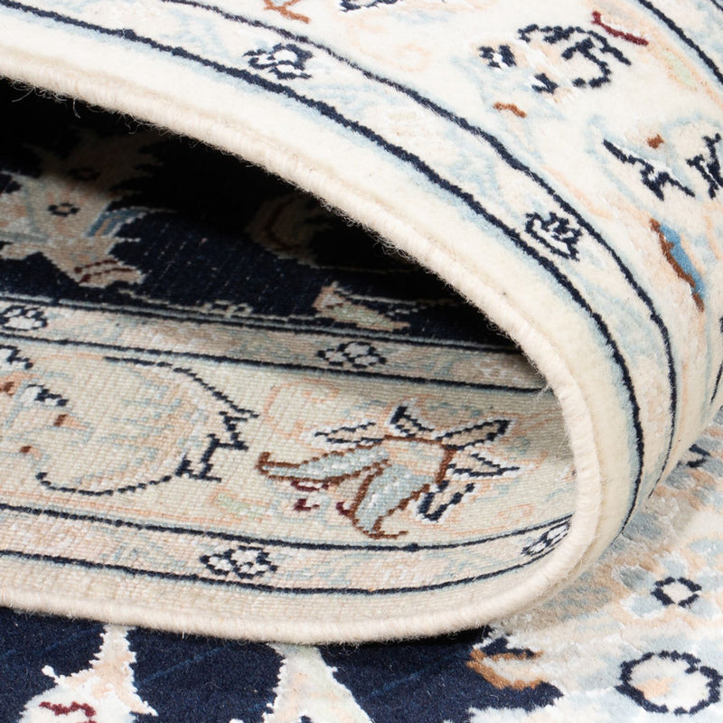 Nain - 6La Teppich 80x322cm - Perserteppich - dunkelblau