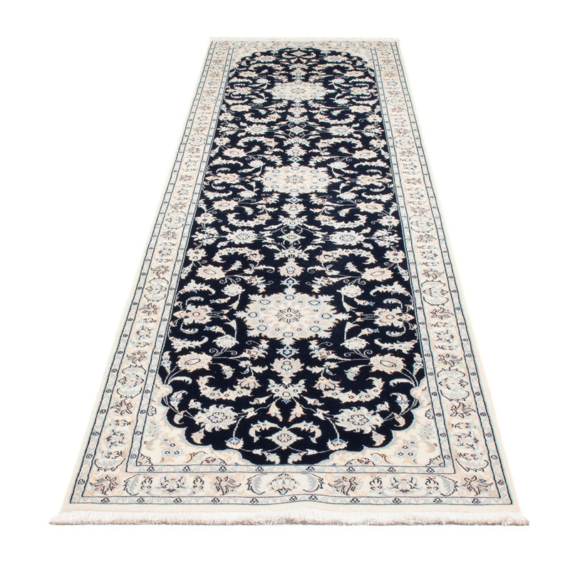 Nain - 6La Teppich 80x322cm - Perserteppich - dunkelblau