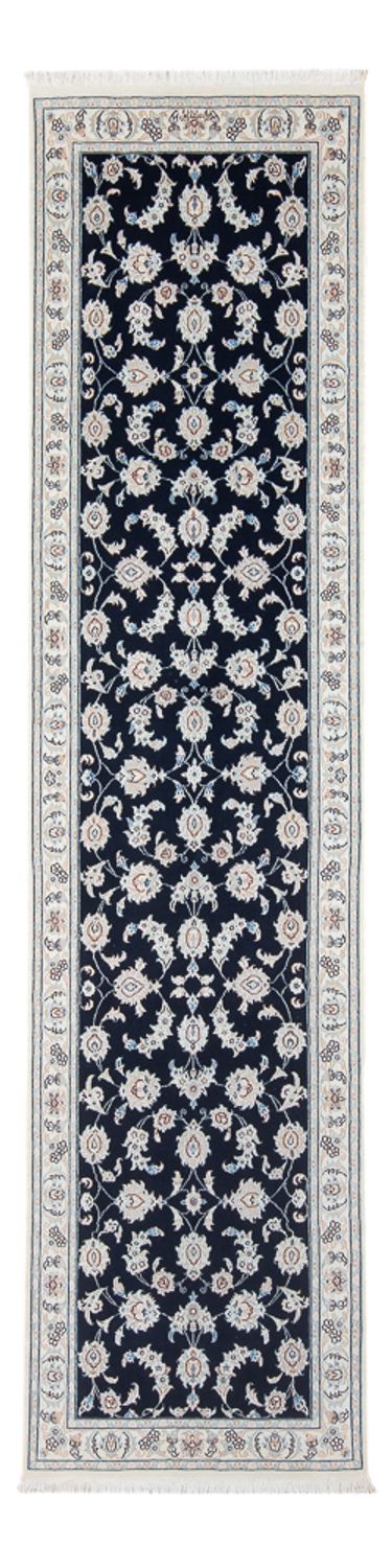 Nain - 6La Teppich 81x290cm - Perserteppich - dunkelblau
