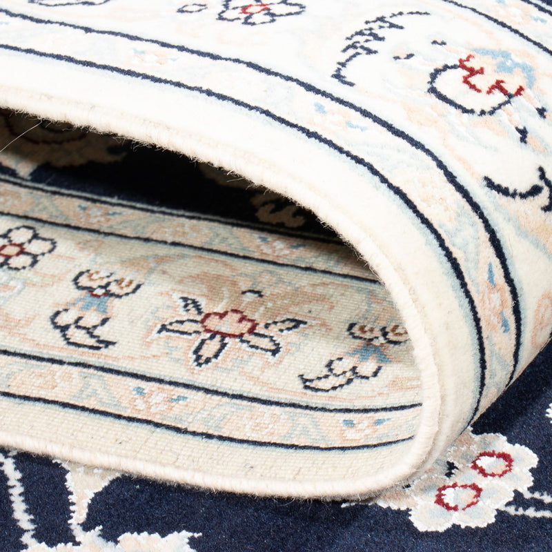 Nain - 6La Teppich 81x290cm - Perserteppich - dunkelblau
