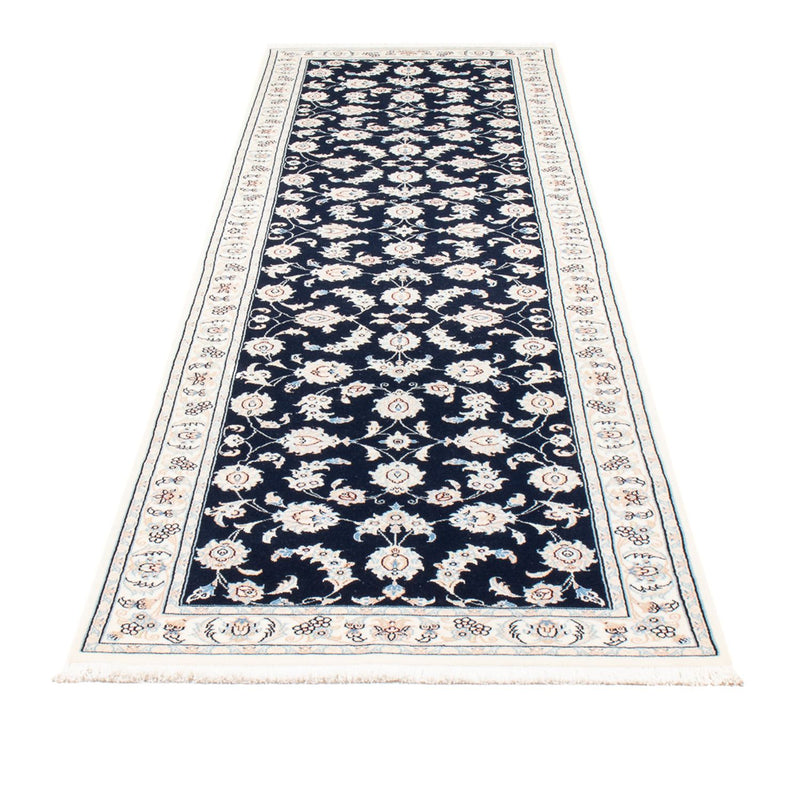 Nain - 6La Teppich 81x290cm - Perserteppich - dunkelblau