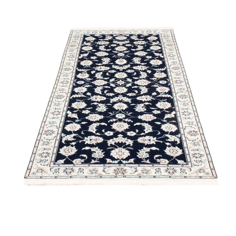 Nain - 9La Teppich 81x195cm - Perserteppich - dunkelblau