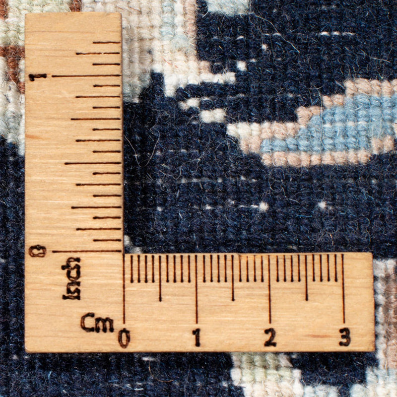 Nain - 9La Teppich 81x195cm - Perserteppich - dunkelblau