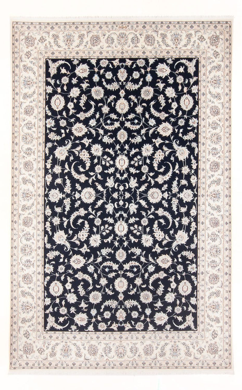 Nain - 6La Teppich 200x297cm - Perserteppich - dunkelblau