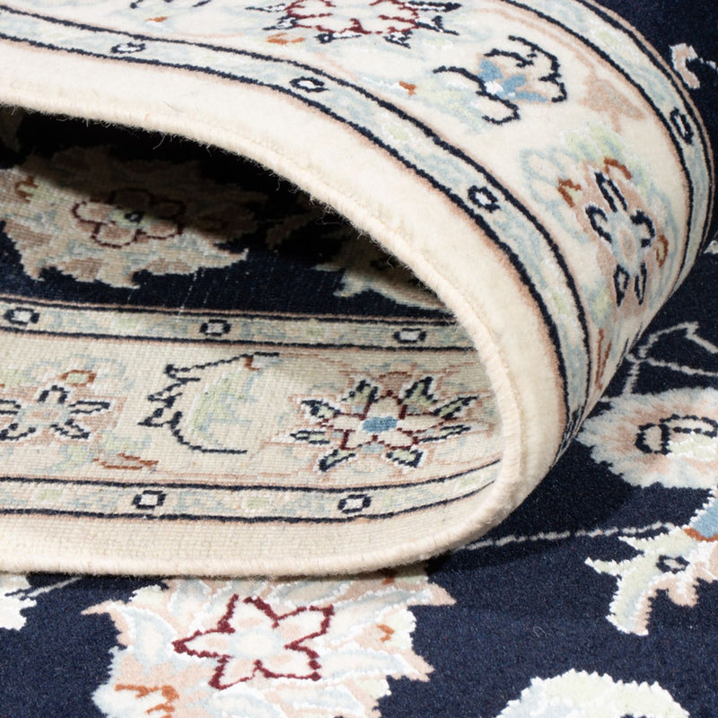 Nain - 9La Teppich 80x196cm - Perserteppich - dunkelblau