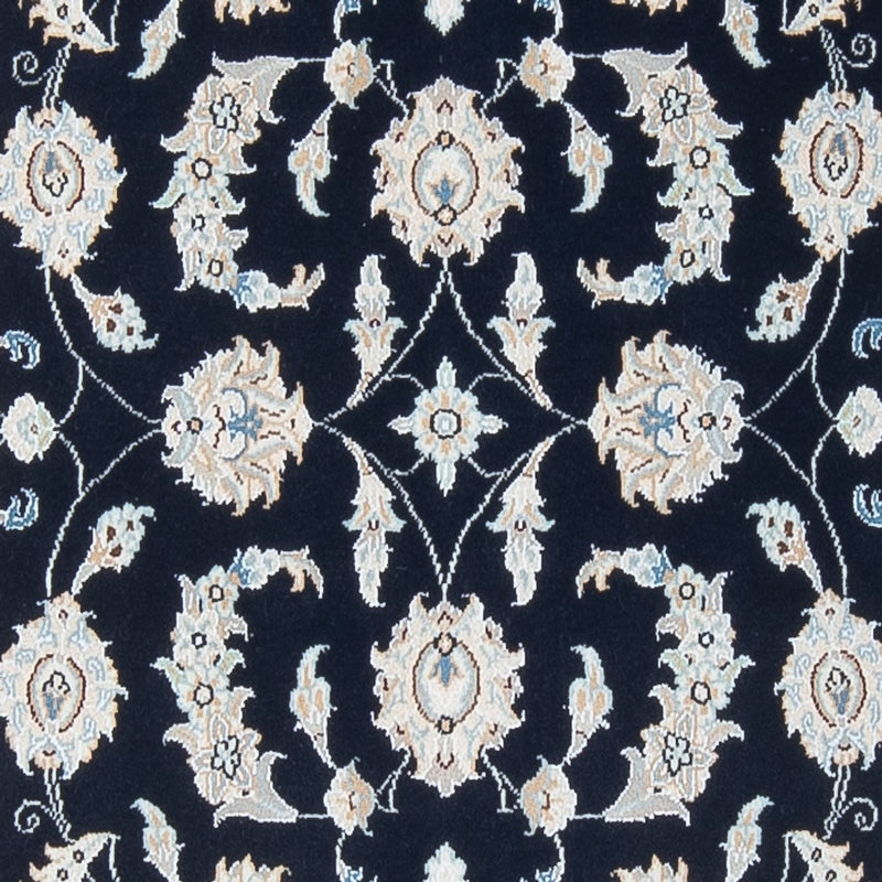 Nain - 6La Teppich 82x352cm - Perserteppich - dunkelblau