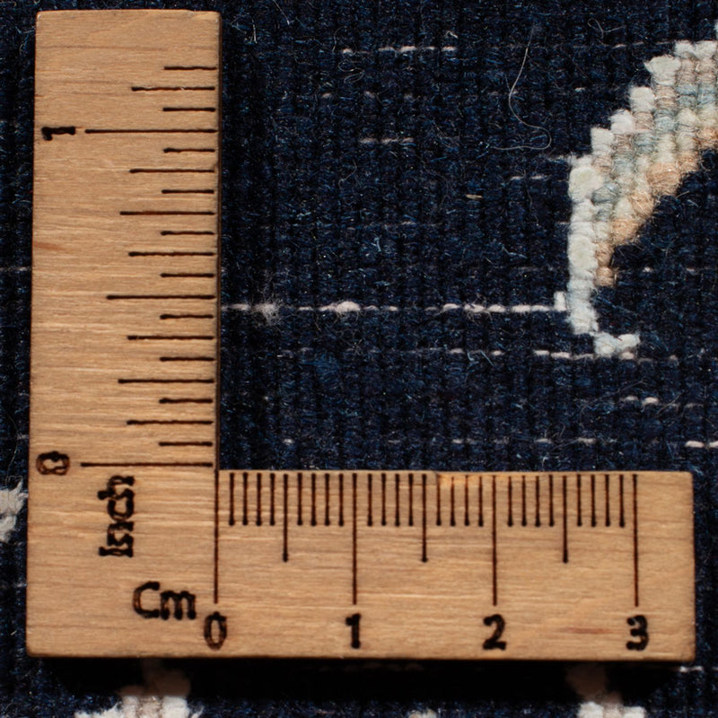 Nain - 6La Teppich 82x352cm - Perserteppich - dunkelblau
