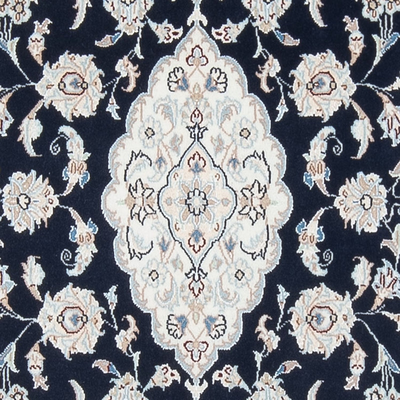 Nain - 6La Teppich 86x339cm - Perserteppich - dunkelblau