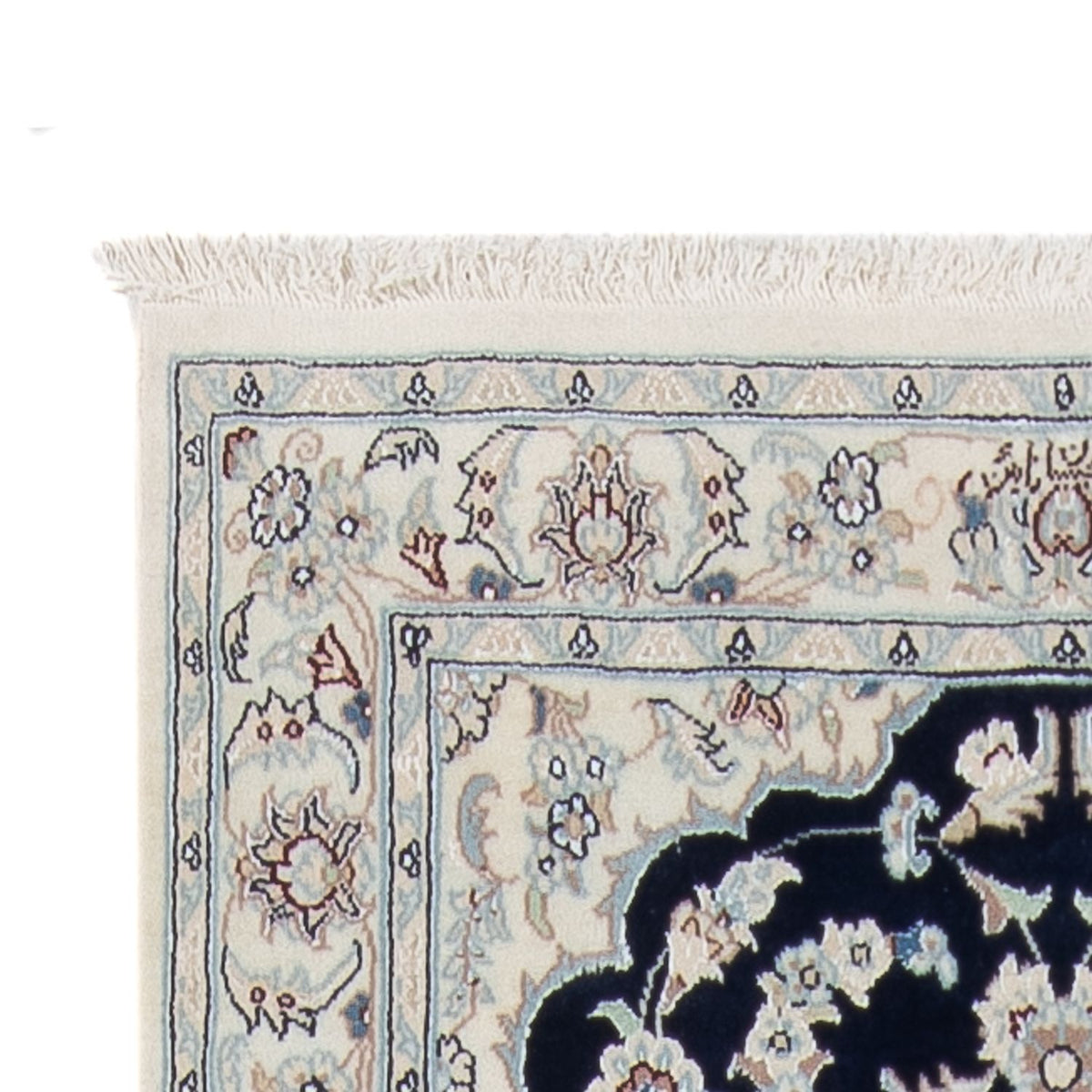 Nain - 6La Teppich 86x339cm - Perserteppich - dunkelblau