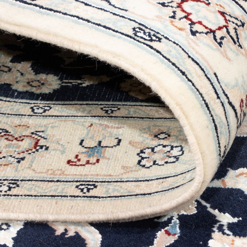 Nain - 6La Teppich 86x339cm - Perserteppich - dunkelblau