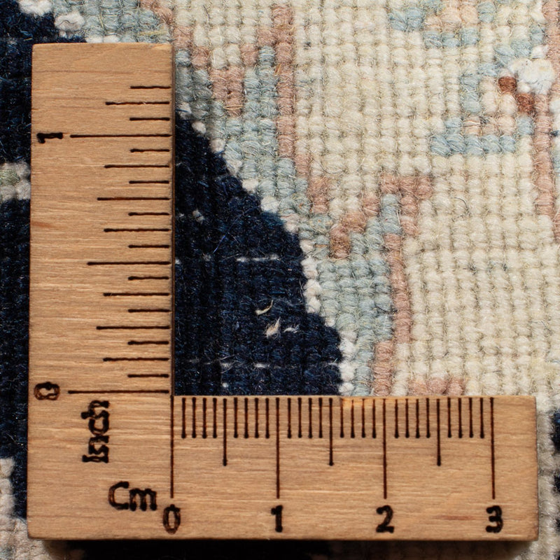 Nain - 6La Teppich 86x339cm - Perserteppich - dunkelblau