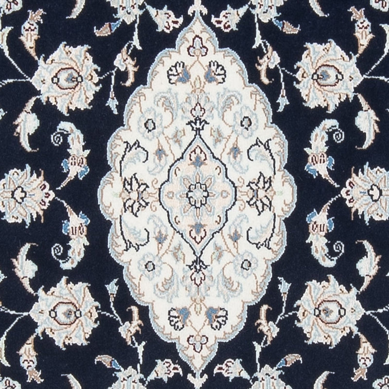 Nain - 6La Teppich 85x340cm - Perserteppich - dunkelblau