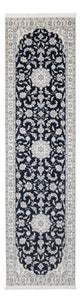 Nain - 6La Teppich 82x297cm - Perserteppich - dunkelblau