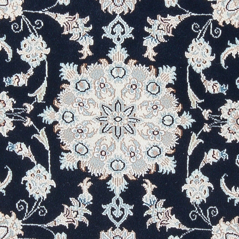 Nain - 6La Teppich 82x297cm - Perserteppich - dunkelblau