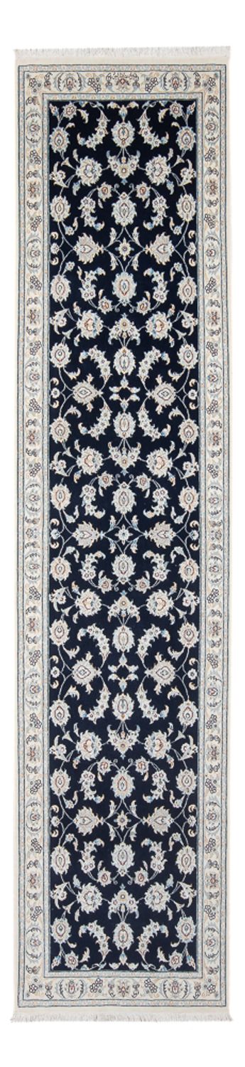 Nain - 6La Teppich 81x304cm - Perserteppich - dunkelblau
